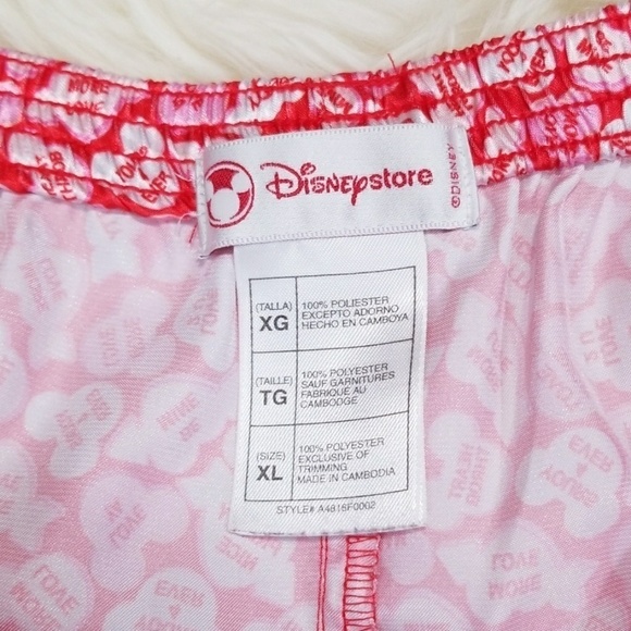 Disney Minnie Mouse Satin Pajama Pants - Picture 4 of 4